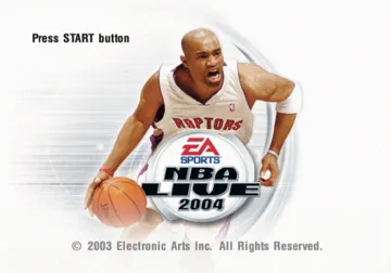 NBA Live 2004 screen shot title